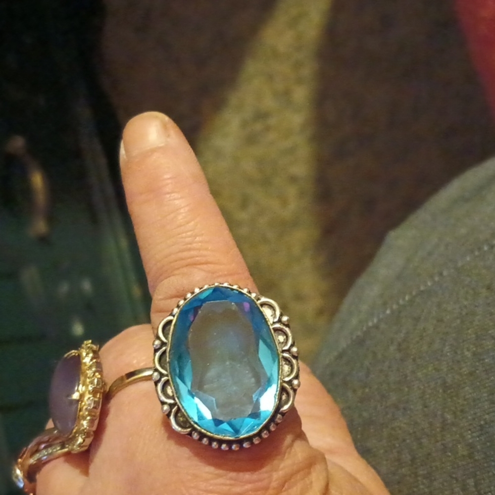 Blue Sapphire Gemstone ring